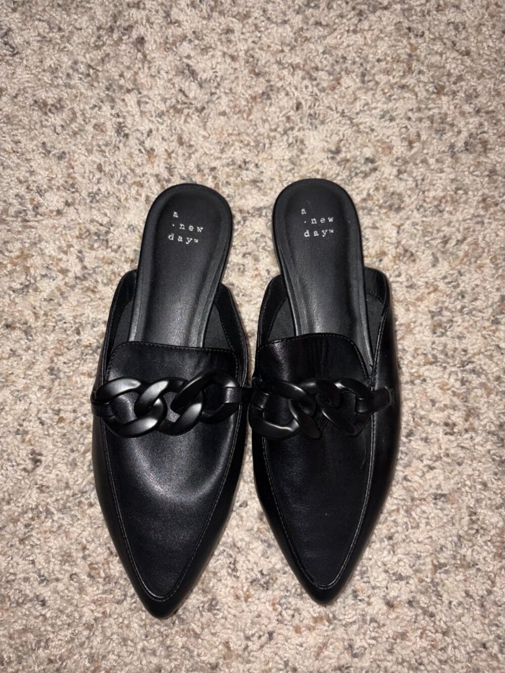 A New Day Women's Amber Slip-On Mule Flats
